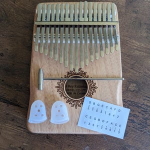 Wooden Kalimba 17 Key 7&quot; x 5&quot;