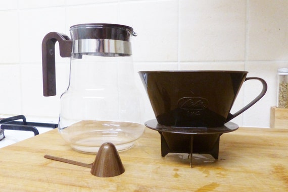 Retro Melitta Coffee Pot and Filter 