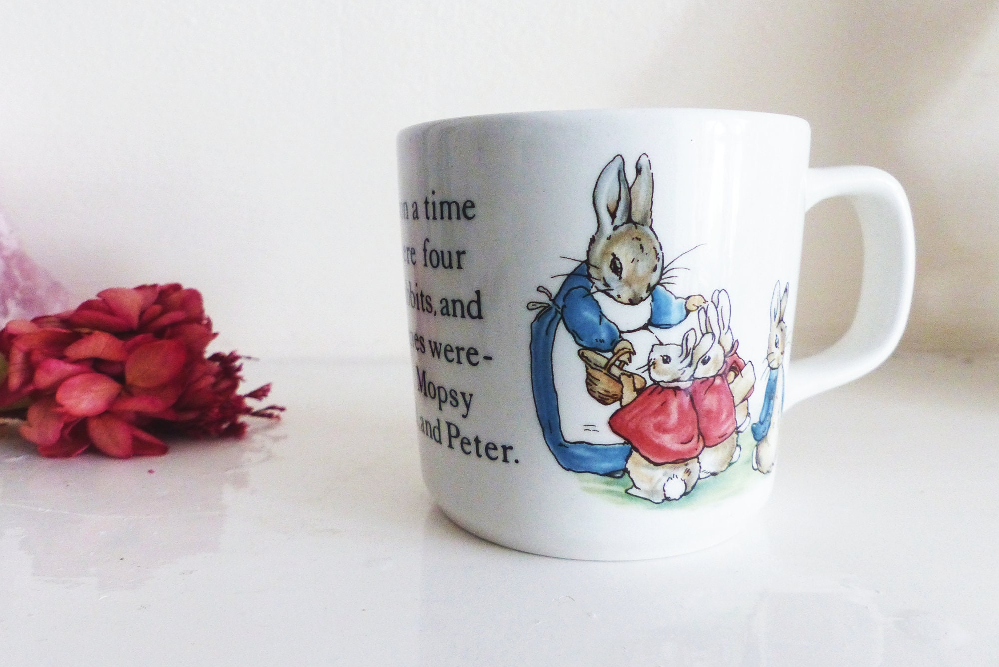 Vintage Peter Rabbit Mug Children's Mug Produced by Etsy