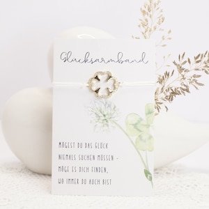 Pulseira de folha de trevo, pulseira da sorte, amuleto da sorte dourado, presente de aniversário, ideia de presente para melhor amigo, comprimento ajustável, escolha de cor