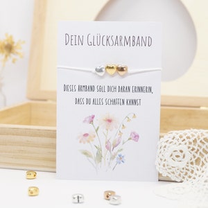 Bracciale cuore, braccialetto dei desideri con carta, braccialetto per la migliore amica, braccialetto portafortuna regalo, personalizzabile