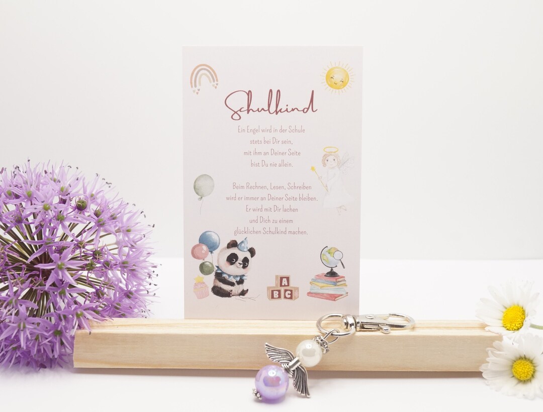 Einhorn Halskette Zur Einschulung - Magisches Geschenk Für Schulanfängerinnen