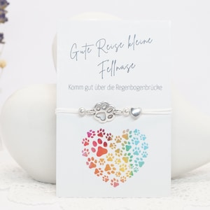 Armband mit Pfote und Buchstabe, Armband personalisiert, Armband Hund Katze Haustier, Hundepfote, Geschenk Haustierbesitzer, Farbe wählbar