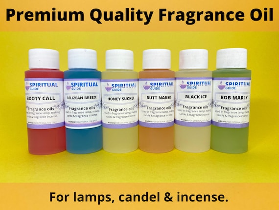Premium Quality Fragrance Burning Oils for Fragrance Lamp, Making Incense &  Candles. 