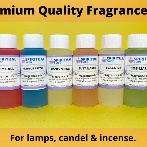 Premium Quality Fragrance Burning oils for Fragrance Lamp, Making Incense & Candles.