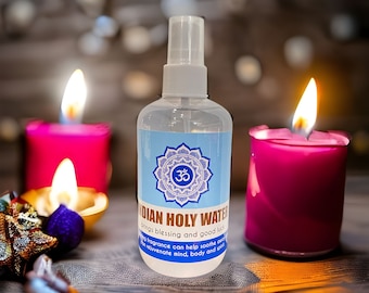 Indian Holly Water Spray with beautify flowery aroma comes in 8 Fl ounce spray bottle.