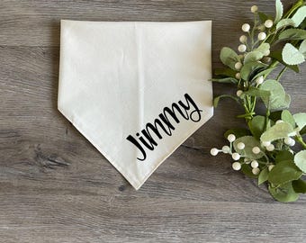 Bandana personalizada para perro con nombre, collar con nombre para perro, bandanas para perro, regalos personalizados para perros, bandana triangular para cachorro, regalo para perro nuevo