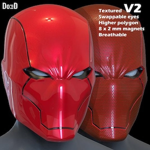 Red Hood Helmet