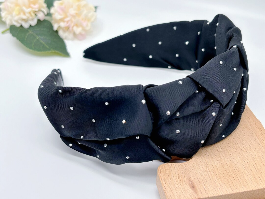 Black Rhinestone Headband main image 0