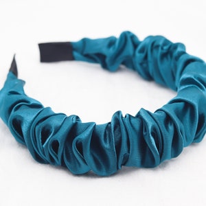 Silk Ruched Headband: Twist Fabric Hair Band