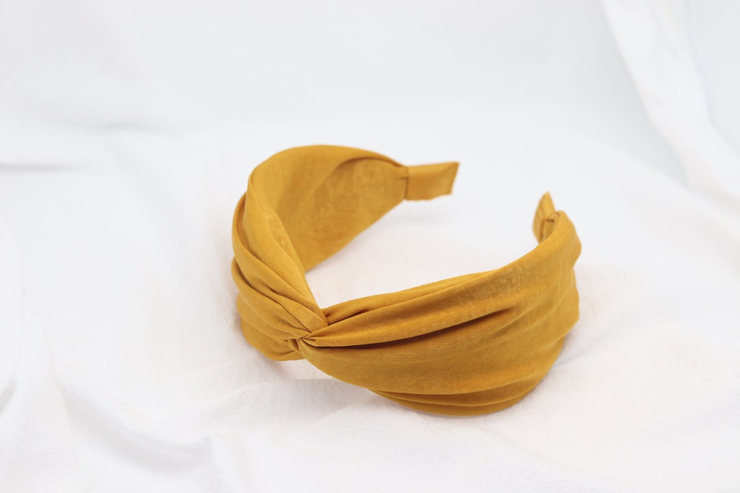 NB Mustard Yellow Bow Headband - Her Sey main image 0