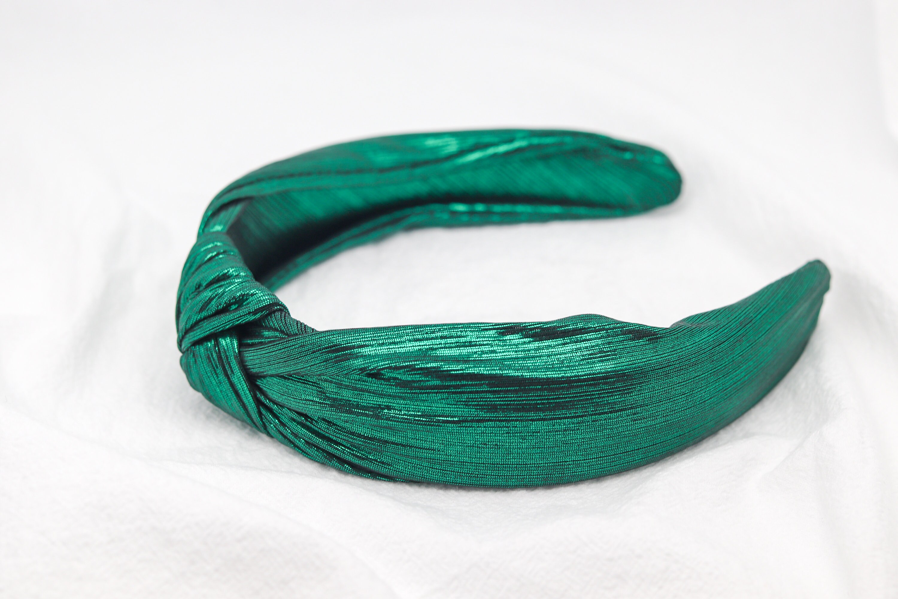 Women Shiny Metallic Glitter Headband Twist Hairband Knot Hair Etsy UK