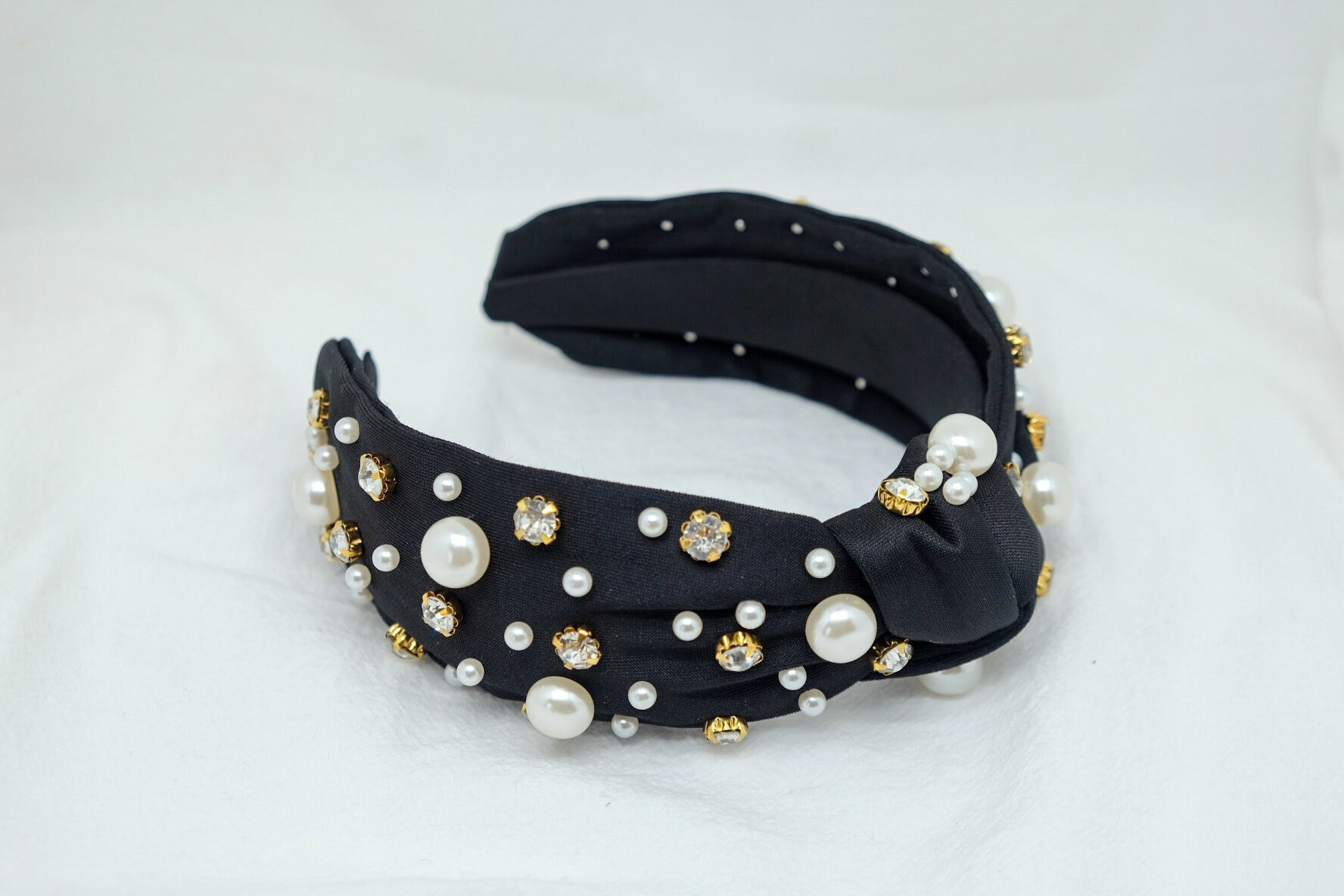 Pearl Twist Hairband - Etsy