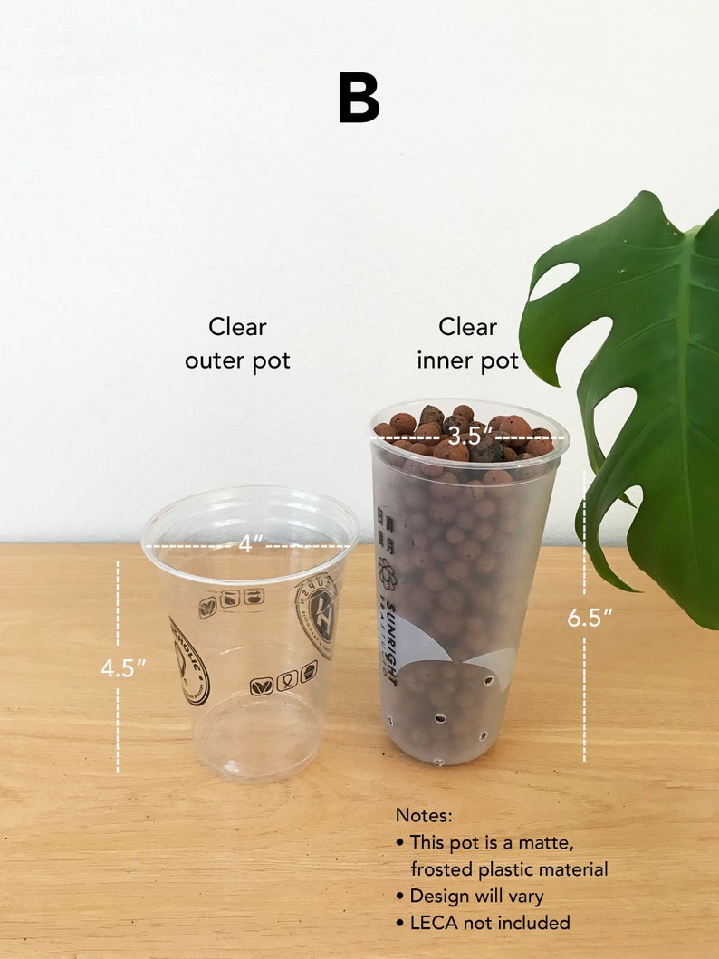 Repurposed LECA Pots for Semi Hydroponics Net Pots Etsy UK