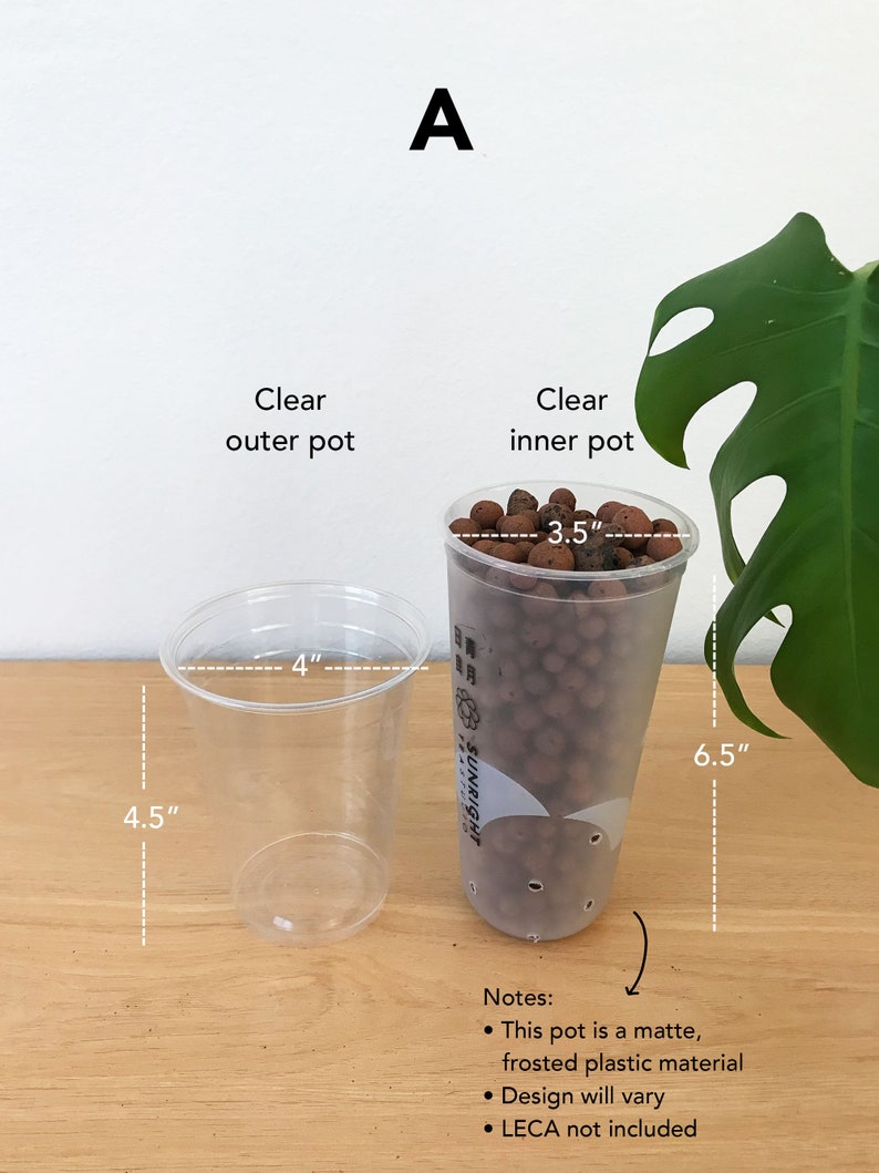 Repurposed LECA Pots for Semi Hydroponics Net Pots Etsy UK