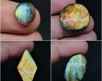 Labradorite cabochon, labradorite gemstone, loose labradorite, multi labradorite, loose gemstone, Labradorite  Cabochon Labradorite