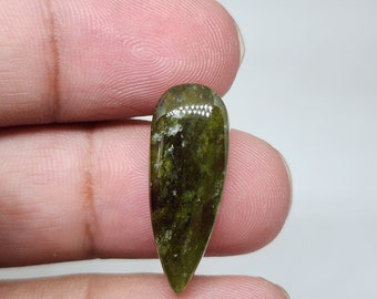 AAA Vesonite Cabochon, Pear Pendent Gemstone (25 X 10 X 5mm)