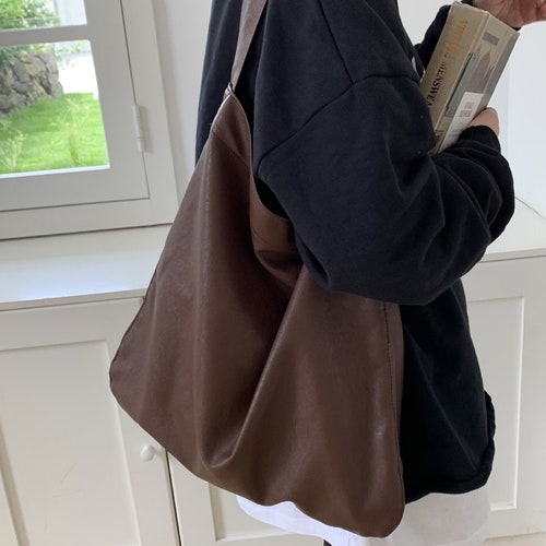 Women Soft Genuine Leather Hobo Shoulder Bag - Etsy