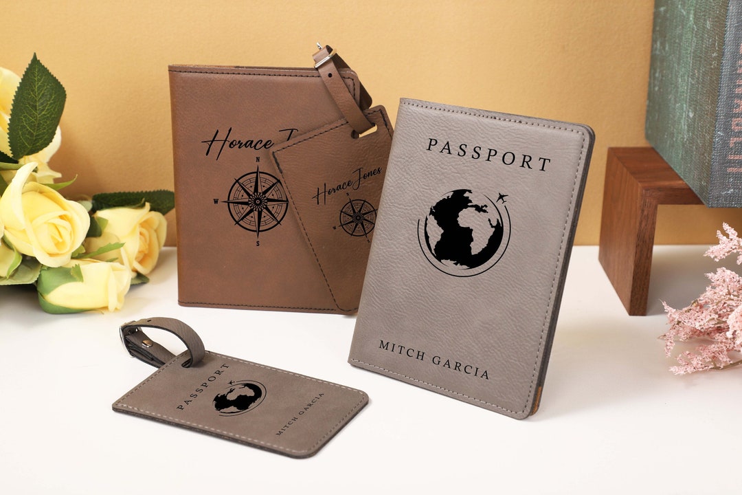 Personalized Leather Passport Holders Custom Passport Holders Etsy