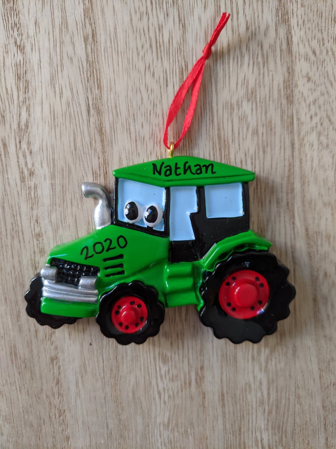 Tractor Toy Personalised Decoration / Birthday Gift for Etsy