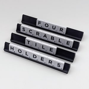 Scrabblestein-Halter-Packung mit 4 Spielbrett-Stücken