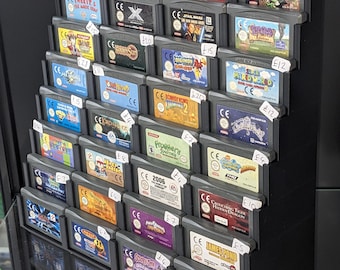 Nintendo Game Boy Advanced GBA 10 / 12 / 18 / 32 Video Game Games Case Box Stand Display Lot Collection Storage Holder Grid Tray Rack Tower