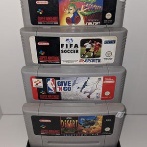 SNES PAL スーパーファミコン レトロゲーム収納ホルダーラック ディスプレイスタンドタワー