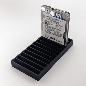 Soporte de rejilla para almacenamiento de discos duros SSD de 2,5 pulgadas, bandeja para rack vertical de 4/6/8/10/12/20 pulgadas
