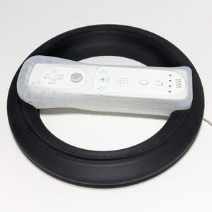 Wii用シリコンスリーブ付きホイール 任天堂コントローラー ドライビングゲーム レトロ マリオカート