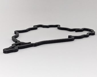 Nurburgring Nordschleife Nürburgring outline wall art track