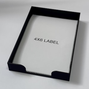 4x6 Postage Thermal Label Tray Holder Box