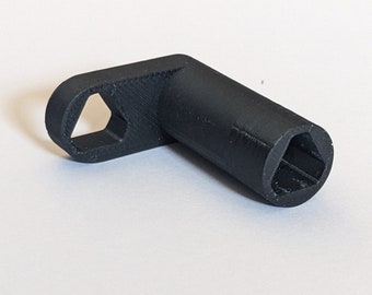 Llave triangular de la caja del medidor de servicios públicos de gas Tri de 8 mm