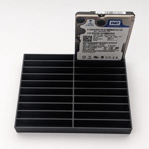 2.5&quot; inch SSD / Hard Drive Grid Storage Holder Tray Box 6/10/20