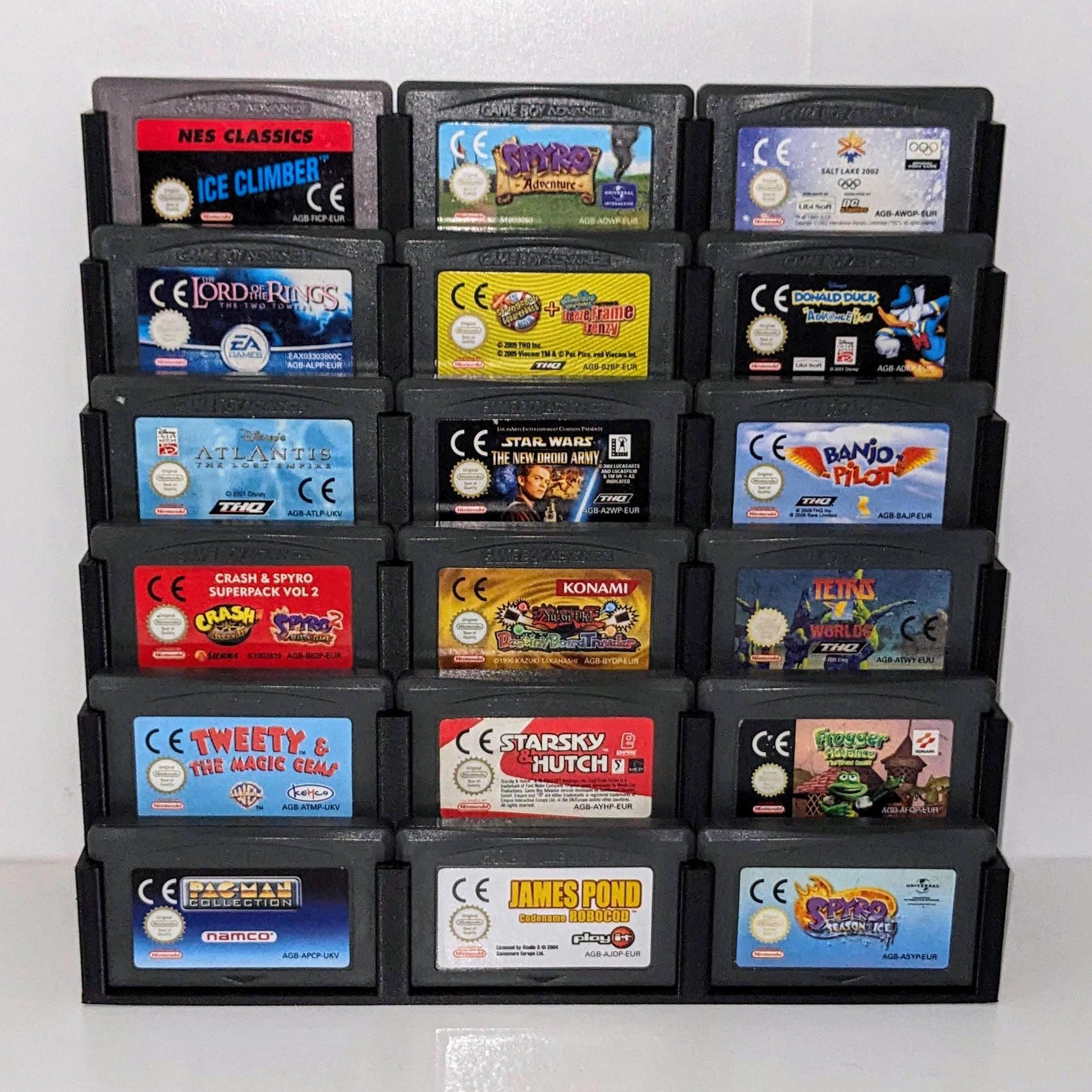 Nintendo Game Boy Advanced GBA 10 / 12 / 18 / 32 Video Game Games Case ...