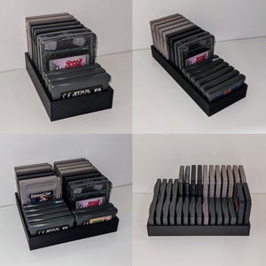 任天堂ゲームボーイアドバンス＆ゲームボーイGB GBAレトロゲーム収納ホルダーラックディスプレイスタンドトレイグリッド