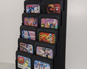 Sega Game Gear Tower 8/12 Videospiele Retro Case Box Ständer Display Lot Sammlung Patrone Aufbewahrungshalter Grid Tablett Rack