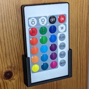 RBG houder led-lichtstrip met afstandsbediening 7 x 50 mm
