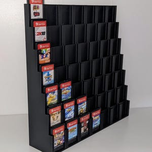 Nintendo Switch 36/49 レトロゲーム収納ホルダーラックディスプレイスタンド