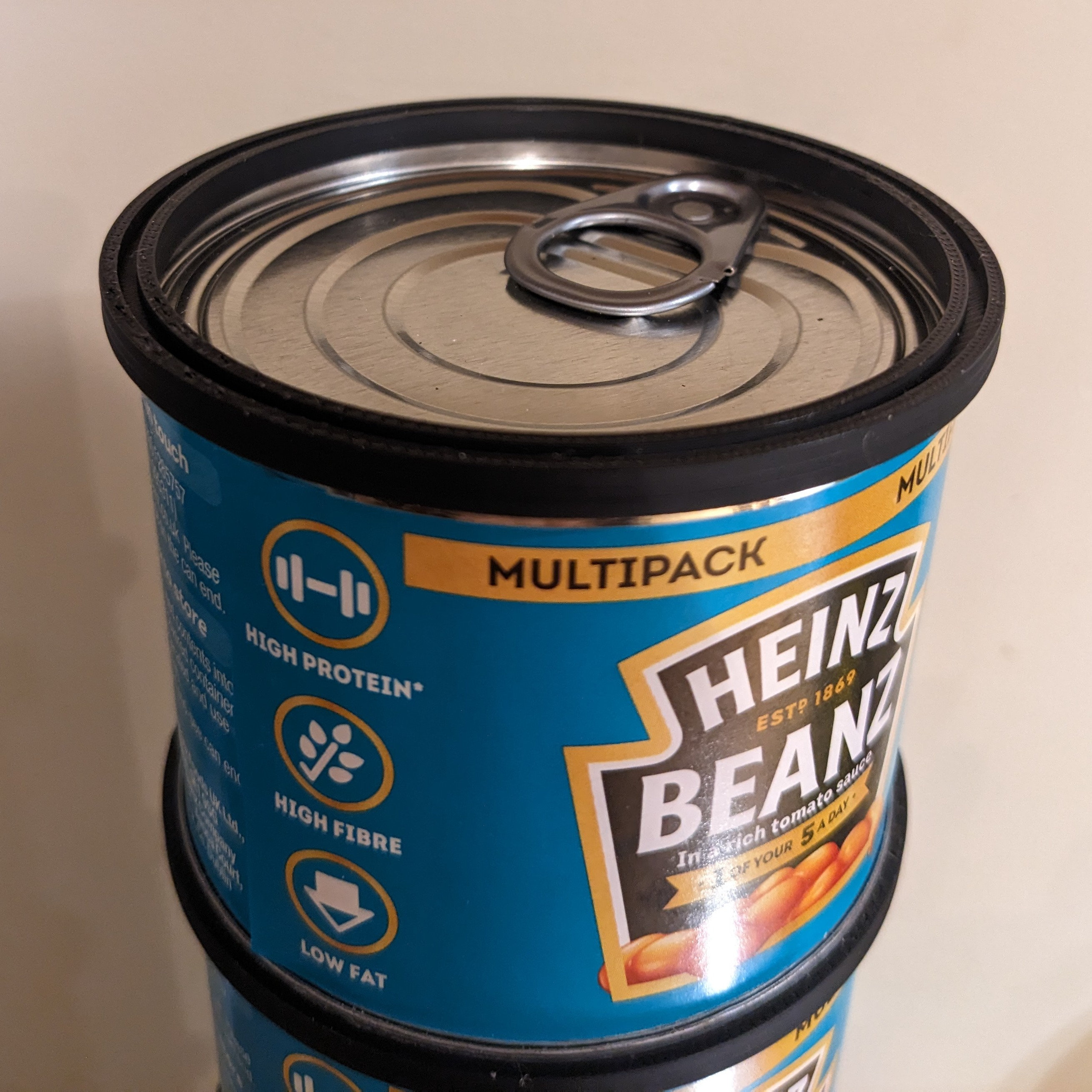 Tin Can Bean Heinz Stacker Rings - Etsy