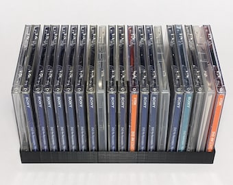20 Mini CD Disk Holder Grid Stand Tray Storage Rack