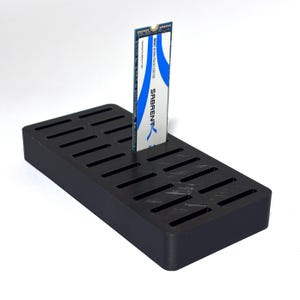 M.2 NVME SSD Drive Grid Storage Holder Cage Tray Rack Vertical