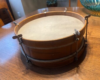 Vintage Wooden Snare Drum