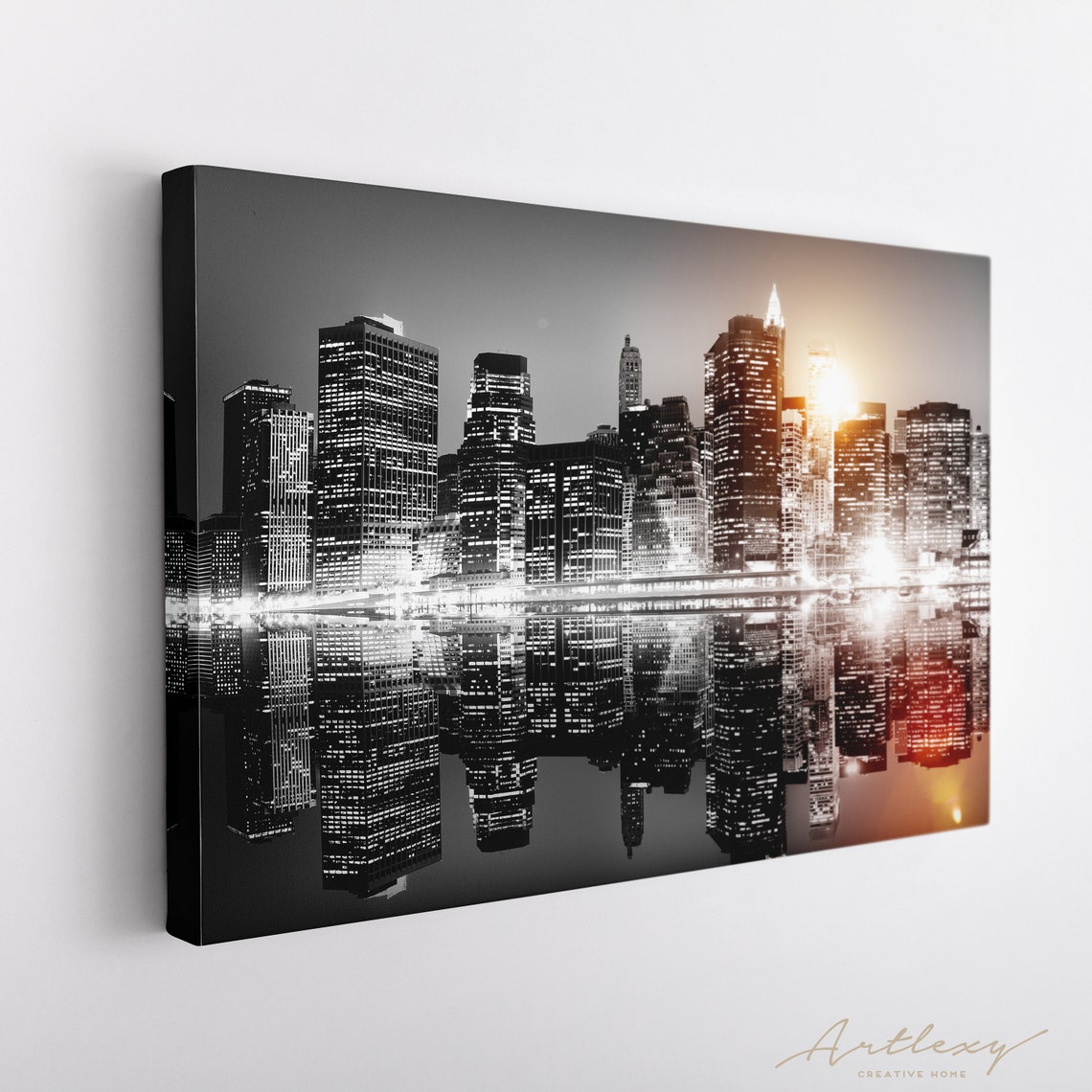 New York Wall Canvas Art Print New York Modern Wall Art Etsy