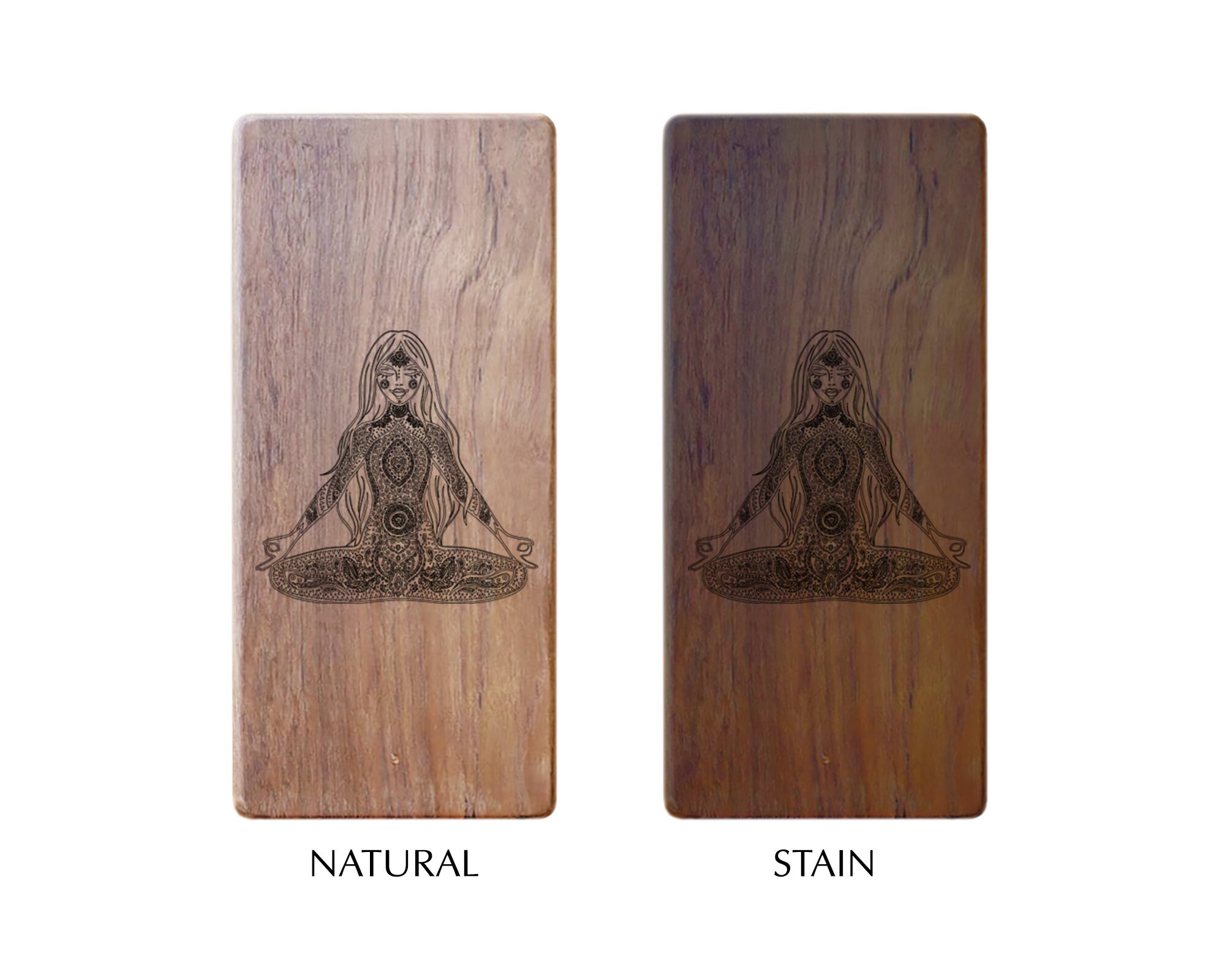 Sadhu Board From Teak With Copper Nails: Design Yogi Girl