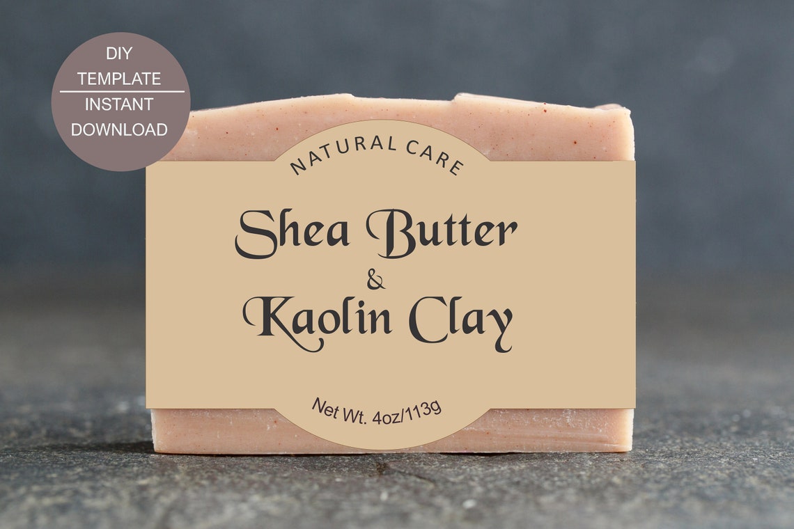 Editable Soap Label Template Hand Soap Label Printable Soap Etsy