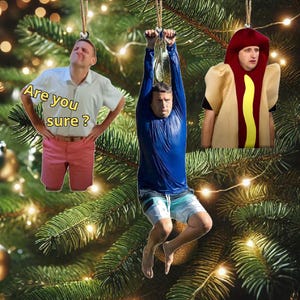 Tim Robinson Zipline Ornament, Tim Robinson, I Think You Should Leave Ornament, Itysl zipline ornament Christmas funny Gift L1LL