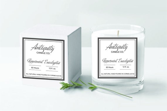 Editabel Candle Label Template 4x4 Candle Label Designs Tin | Etsy Australia