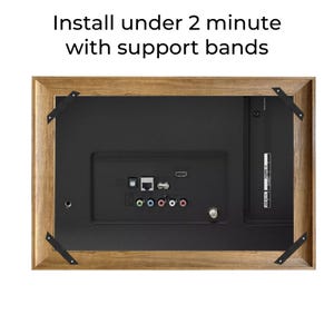Moldura personalizada para TV LG | Moldura de madeira feita à mão para LG OLED e Qned | Capa decorativa para TV | Design elegante de moldura para TV 04 L2209NV imagem 14