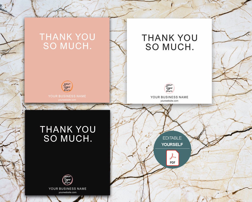 Editable Box Seal Sticker, Packaging Label, Custom Packaging Sticker ...