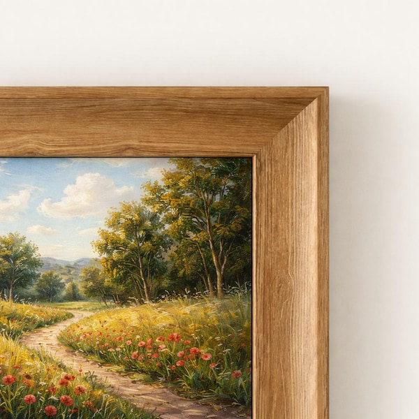 Tv-lijst met natuurlijke houtlook, aangepaste lijst voor de Samsung tv-lijst, past op alle merken C8822NV